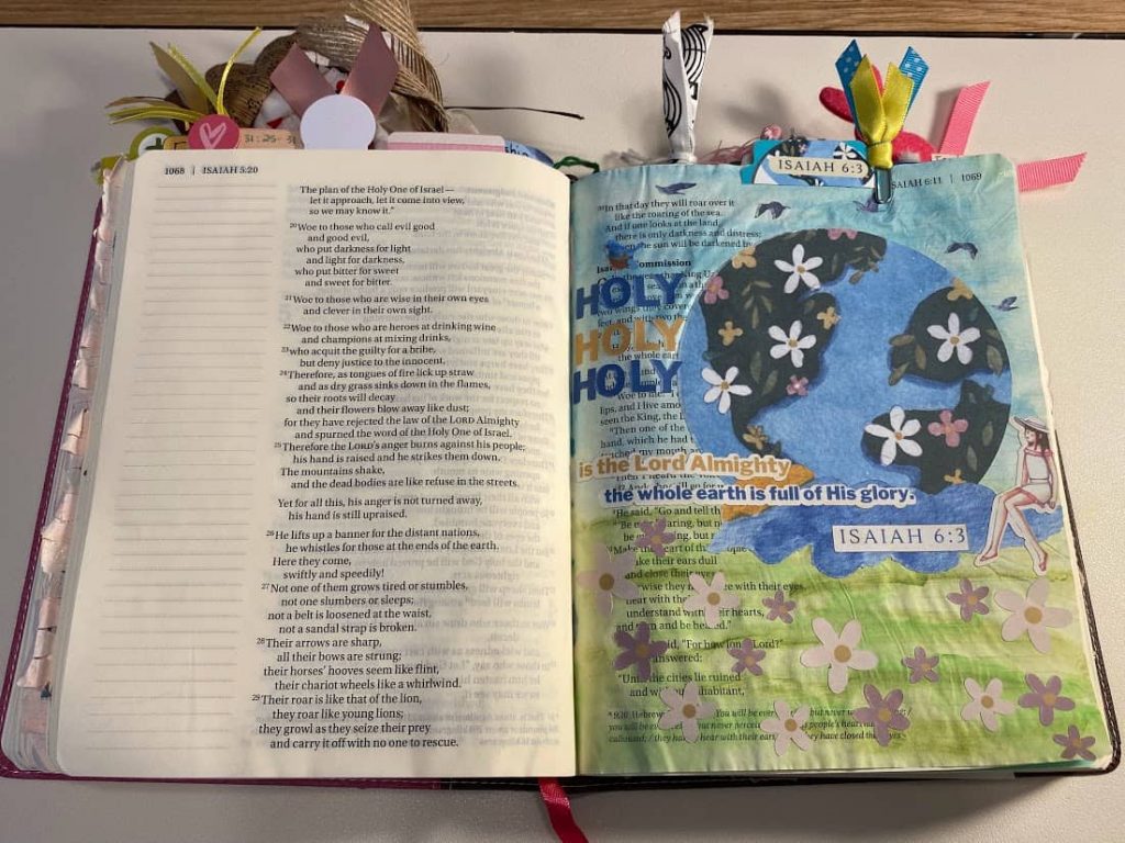 Isaiah 6-3 Bible Journaling Page