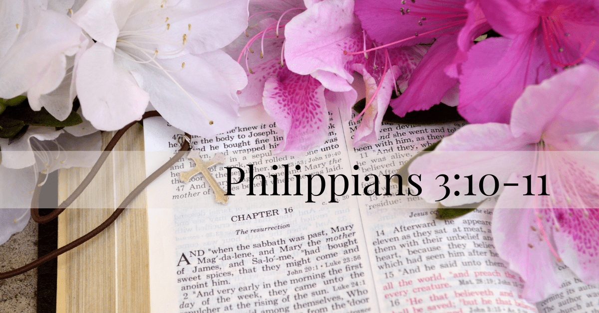 Creative Jesus Girl - Lent - Philippians 3-10-11 - Faith Reflection