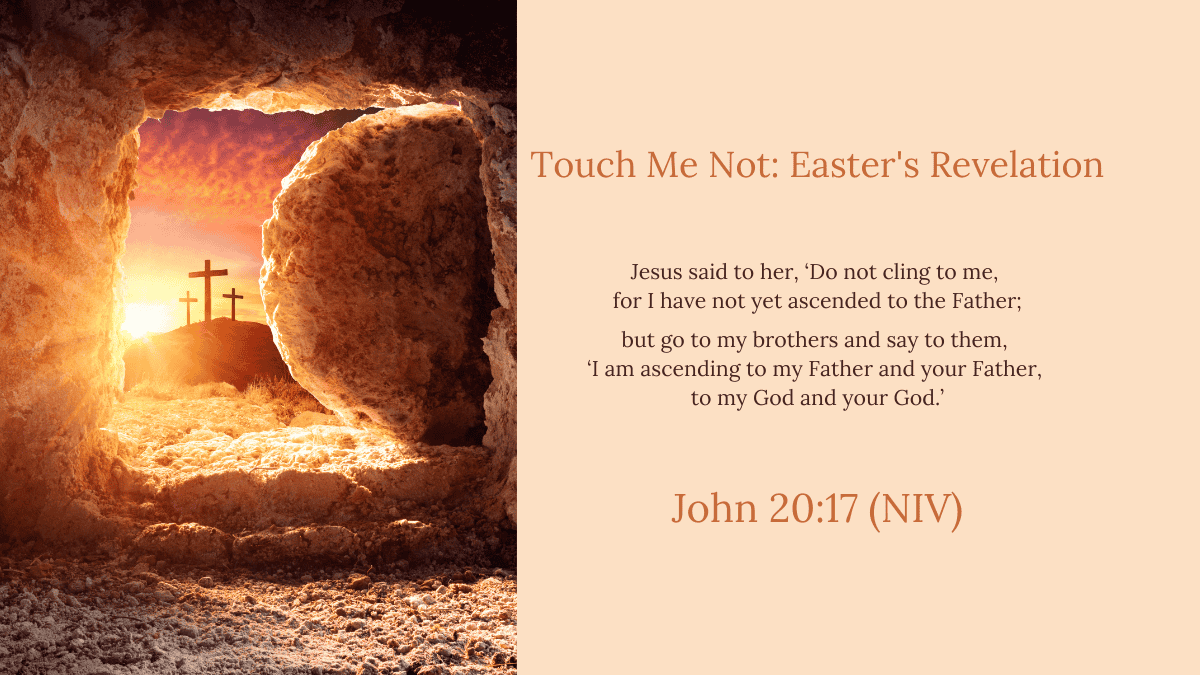 Creative Jesus Girl touch me not resurrection faith - Bible Journaling