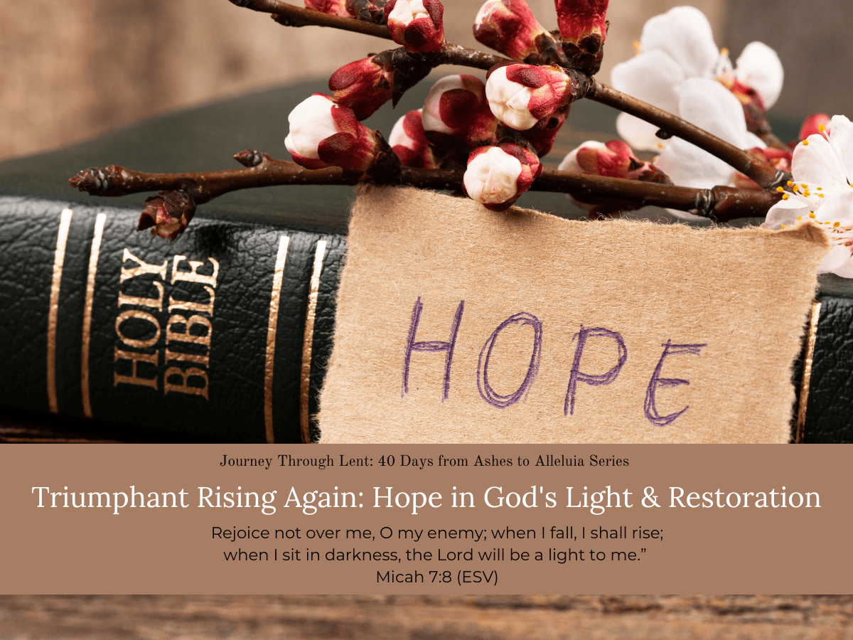 God's Light - Creative Jesus Girl rising again hope - Creative Faith